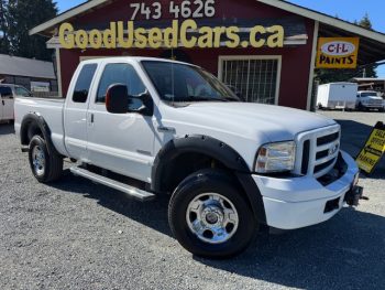 2005 FORD F350 XLT 4X4, 6.OL DIESEL, NO ACCIDENTS