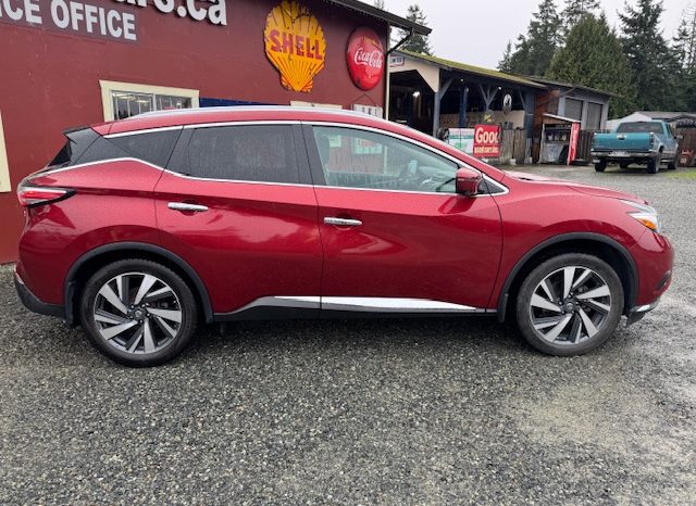 
								2016 NISSAN MURANO PLATINUM AWD <BR> NO ACCIDENTS, ONE OWNER, LOW KM’S full									