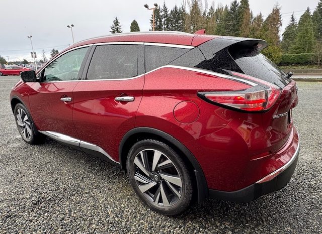 
								2016 NISSAN MURANO PLATINUM AWD <BR> NO ACCIDENTS, ONE OWNER, LOW KM’S full									