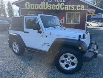 2013 JEEP WRANGLER SPORT 2 DR SOFT TOP<BR> NO ACCIDENTS, ONE OWNER