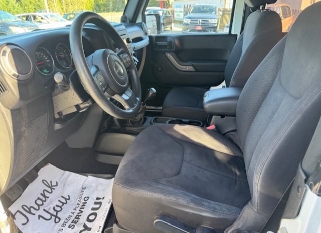 
								2013 JEEP WRANGLER SPORT 2 DR SOFT TOP<BR> NO ACCIDENTS, ONE OWNER full									