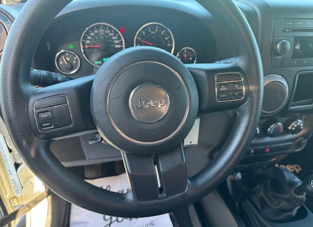 
								2013 JEEP WRANGLER SPORT 2 DR SOFT TOP<BR> NO ACCIDENTS, ONE OWNER full									